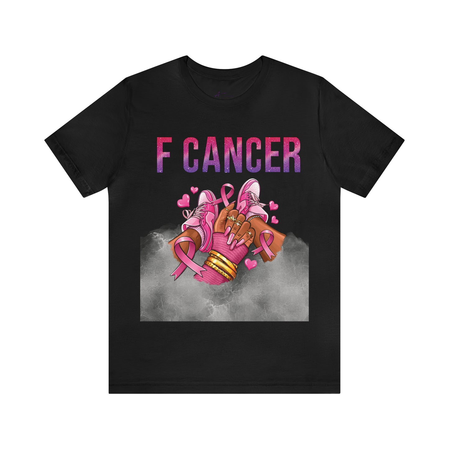 F Cancer Jersey Short Sleeve Tee - Arianna's Kloset