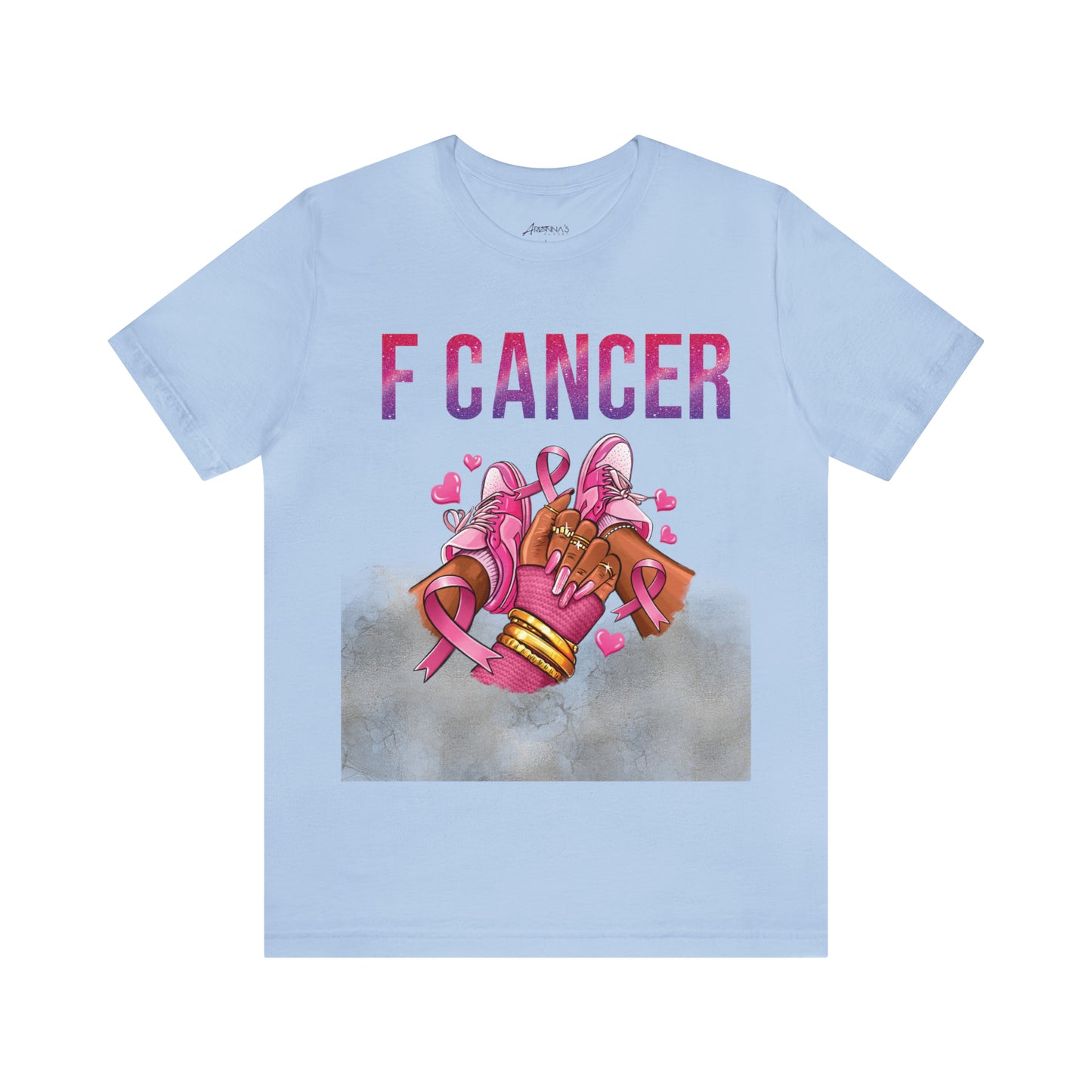 F Cancer Jersey Short Sleeve Tee - Arianna's Kloset