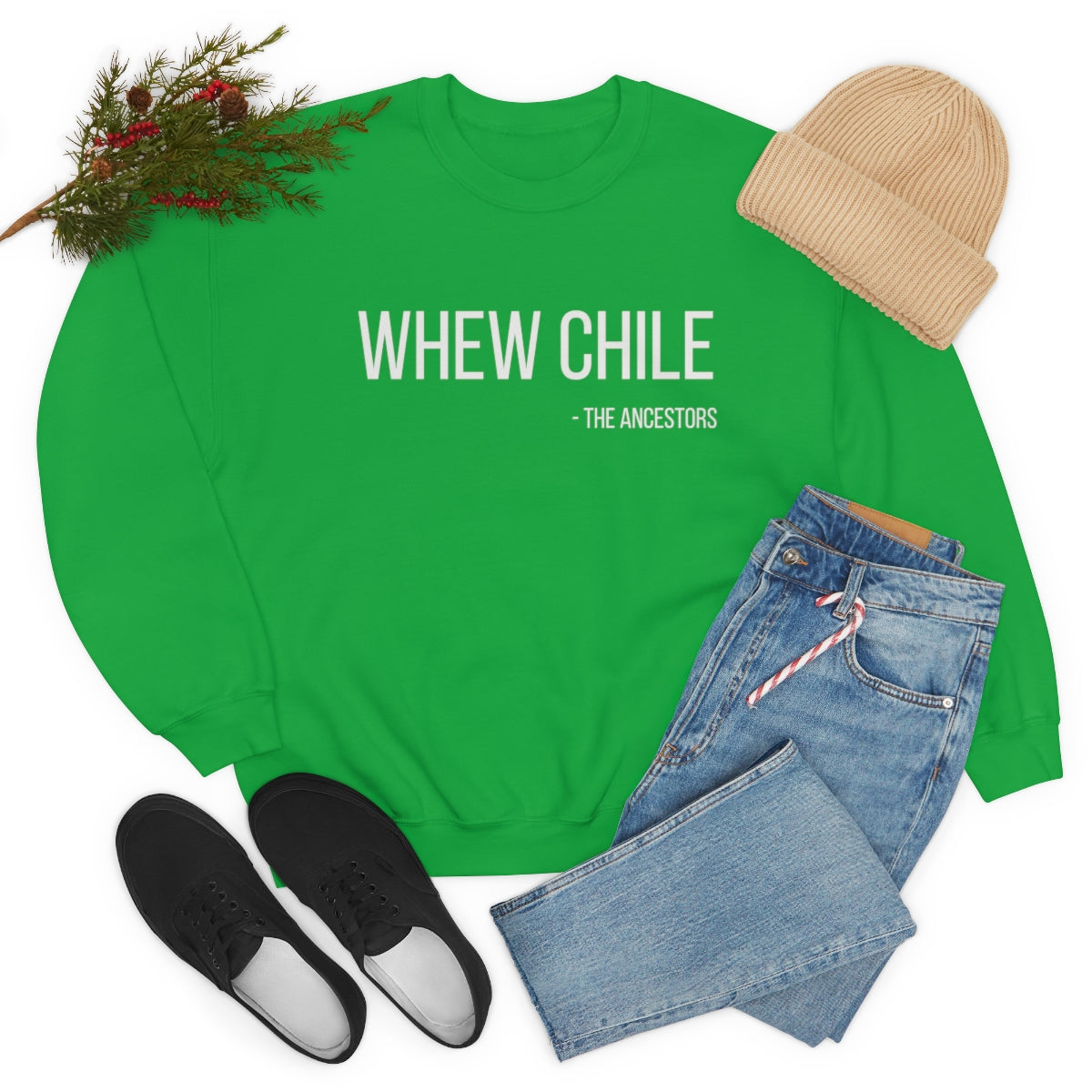 Whew Chile Heavy Blend™ Crewneck Sweatshirt - Arianna's Kloset