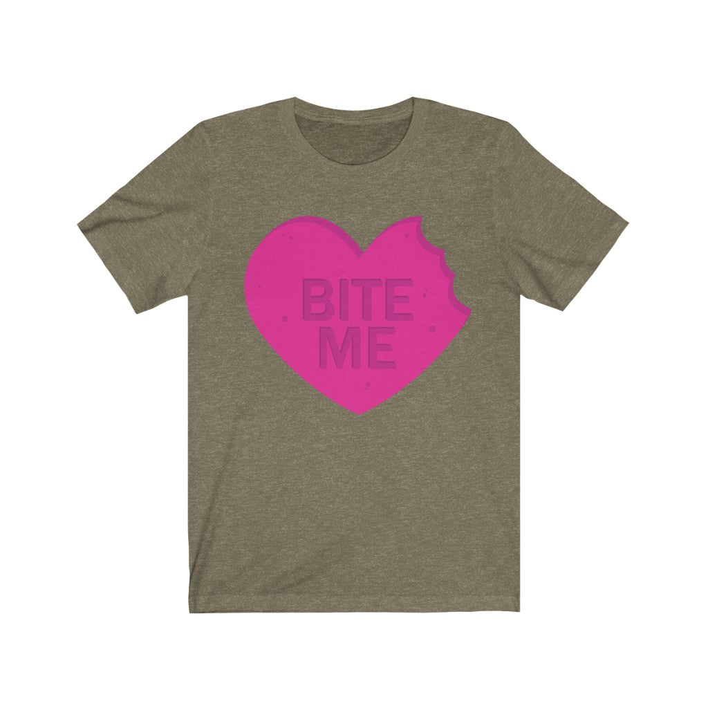 Bite Me Valentine Jersey Short Sleeve Tee - Arianna's Kloset