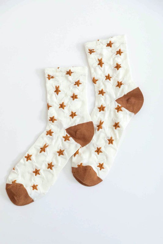 Star Design Socks - Arianna's Kloset