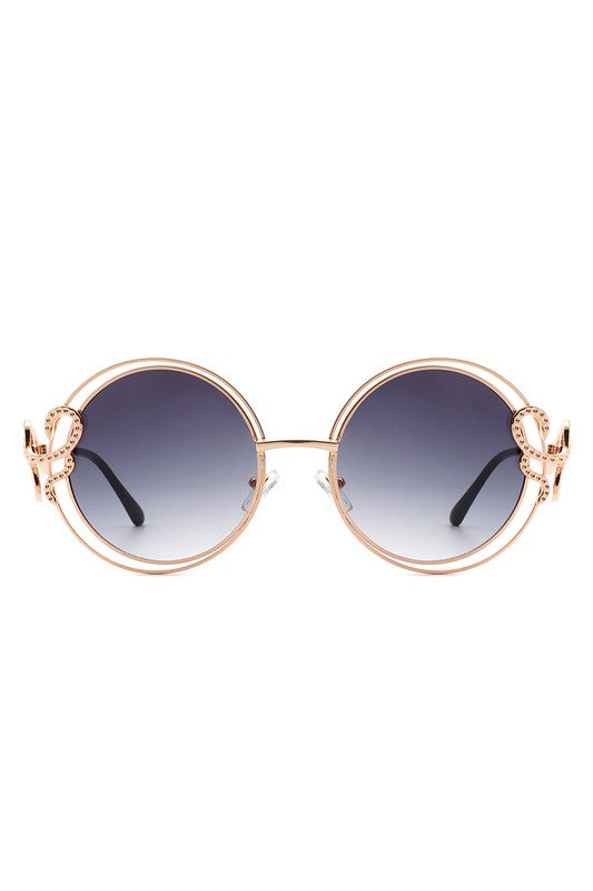 Oversize Round  Sunglasses - Arianna's Kloset