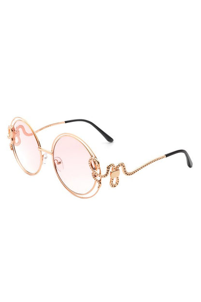 Oversize Round  Sunglasses - Arianna's Kloset
