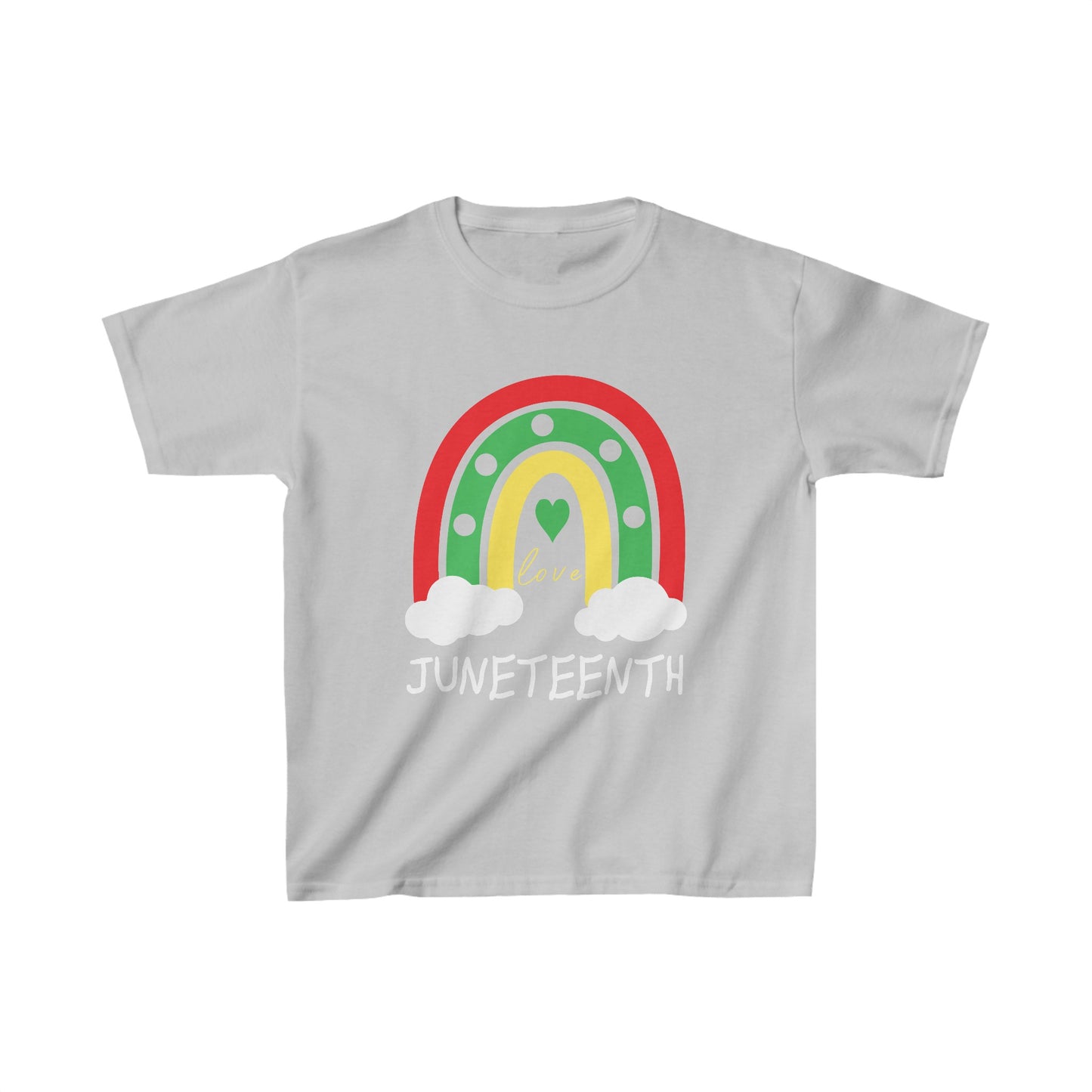 Somewhere Under A Rainbow For Juneteenth Kids Heavy Cotton™ Tee