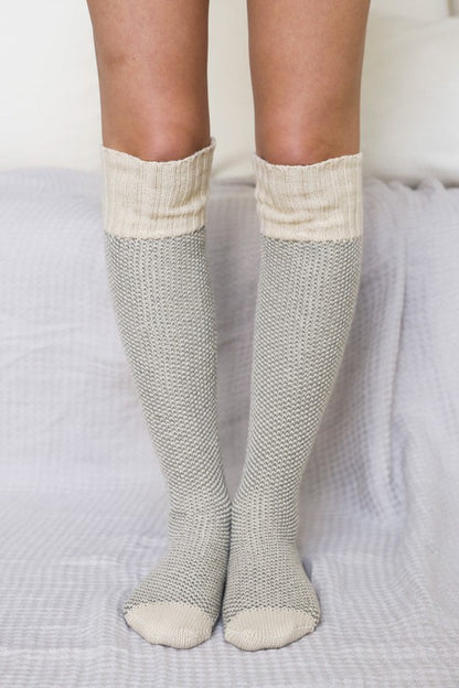 Knitted Lounge Socks - Arianna's Kloset