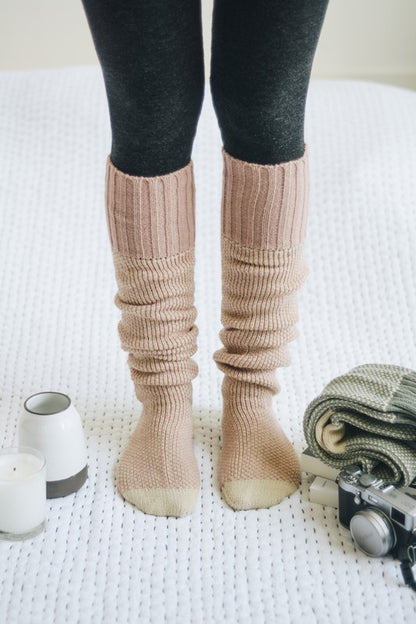 Knitted Lounge Socks - Arianna's Kloset