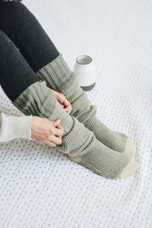 Knitted Lounge Socks - Arianna's Kloset