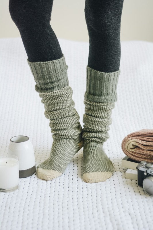 Knitted Lounge Socks - Arianna's Kloset