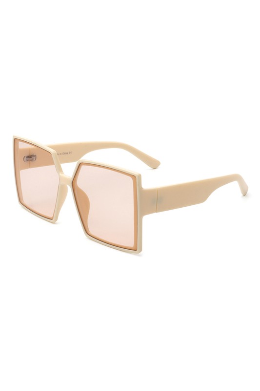 Square Flat Top Large Oversize Fashion Sunglasses - Arianna's Kloset