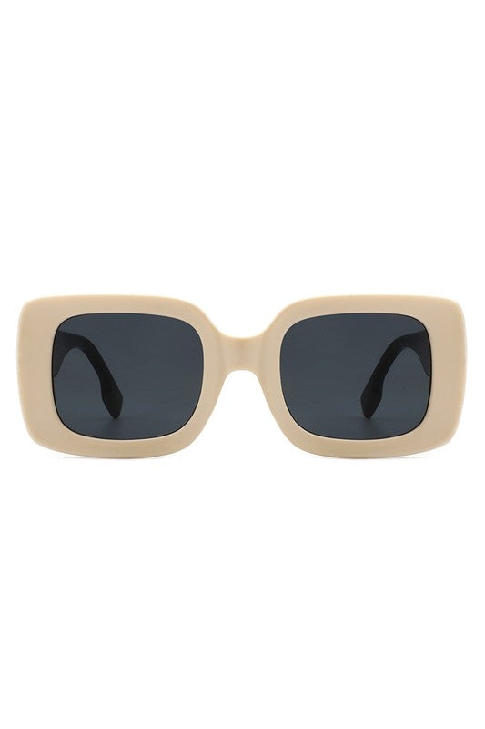 Square Retro Flat Top Fashion Sunglasses - Arianna's Kloset