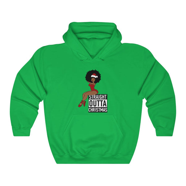 Straight Out Of Christmas Heavy Blend™ Hooded Sweatshirt - Arianna's Kloset