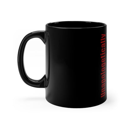 Unapologetic WMN Black mug 11oz - Arianna's Kloset