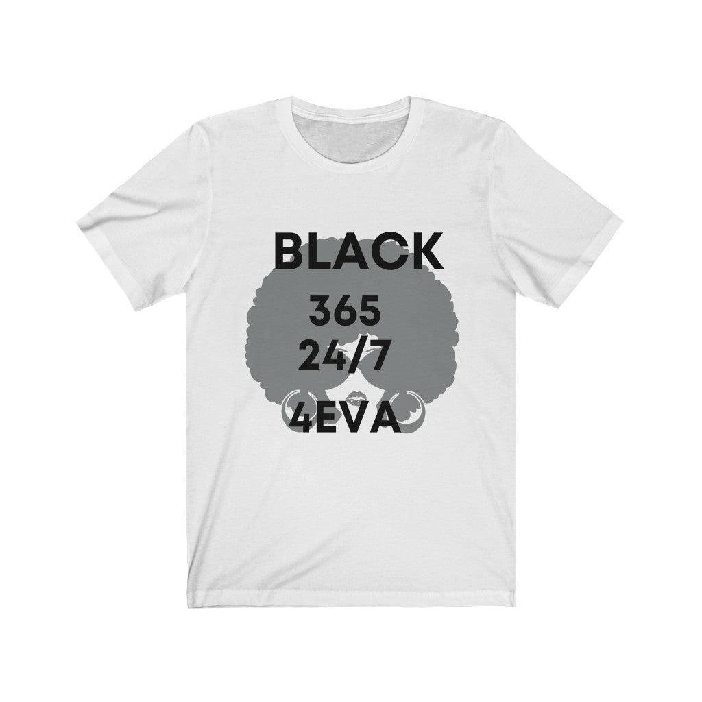 Black 4EVA  Jersey Short Sleeve Tee - Arianna's Kloset